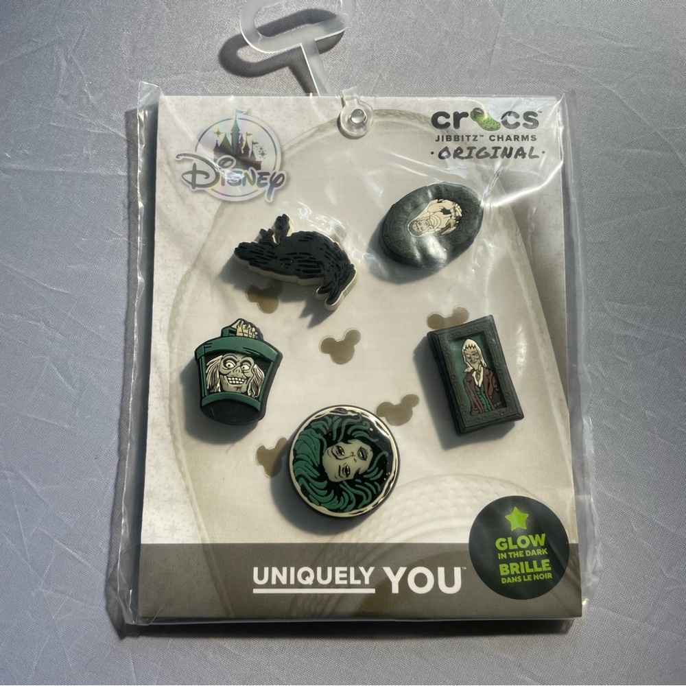 CROCS Disney Haunted Mansion Glow-in-the-Dark Jibbitz Charms